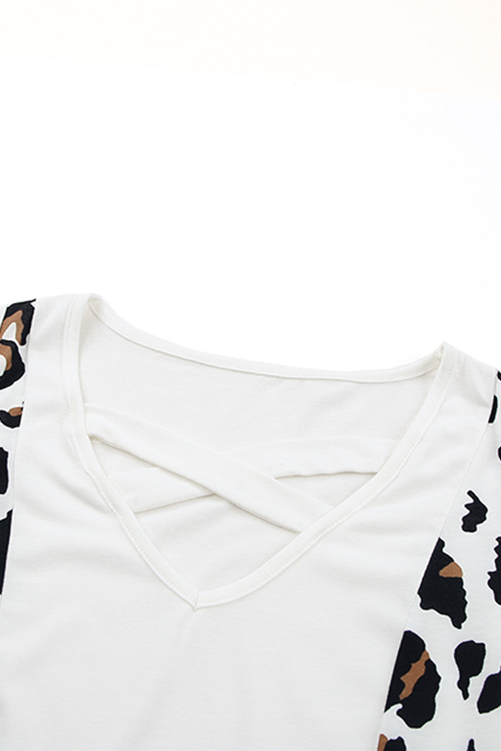 Crisscross Leopard Splicing Tank Top