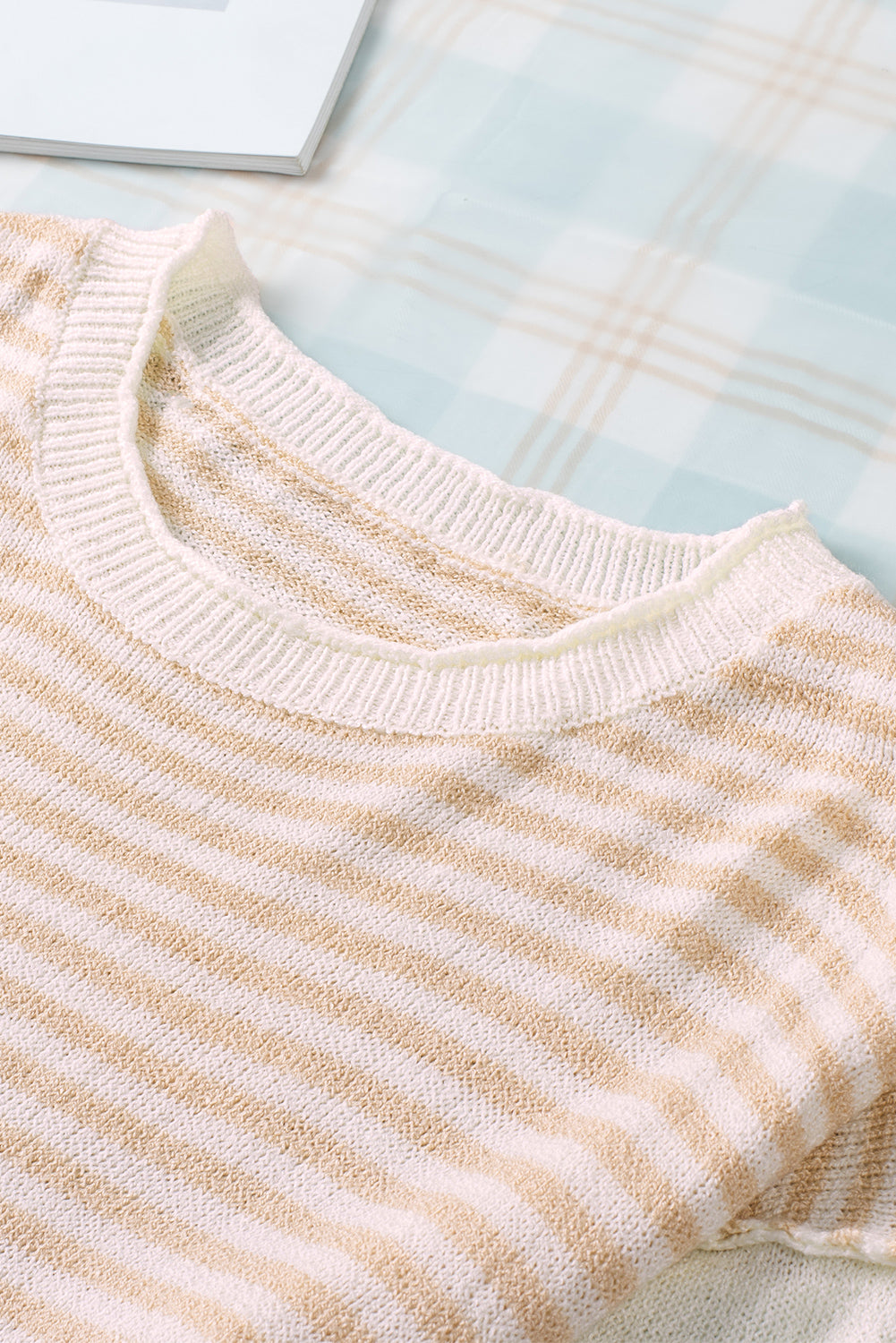 Striped Drop Shoulder Sweater