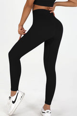 Black High Waist Athletic Seamless Yoga Pants