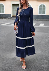 Long Sleeve Dress Autumn Winter Elegant Dress