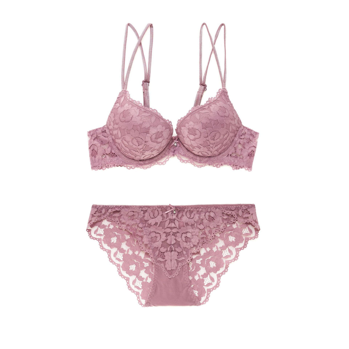 Lace Sexy Women Underwear Push up Comfort Push up Bra Set Extra Thick Small Breast Bigger Bra