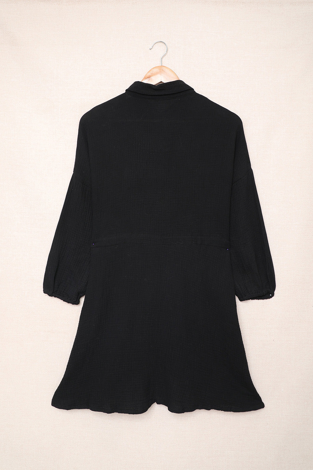 Black Tunic Shirt Dress