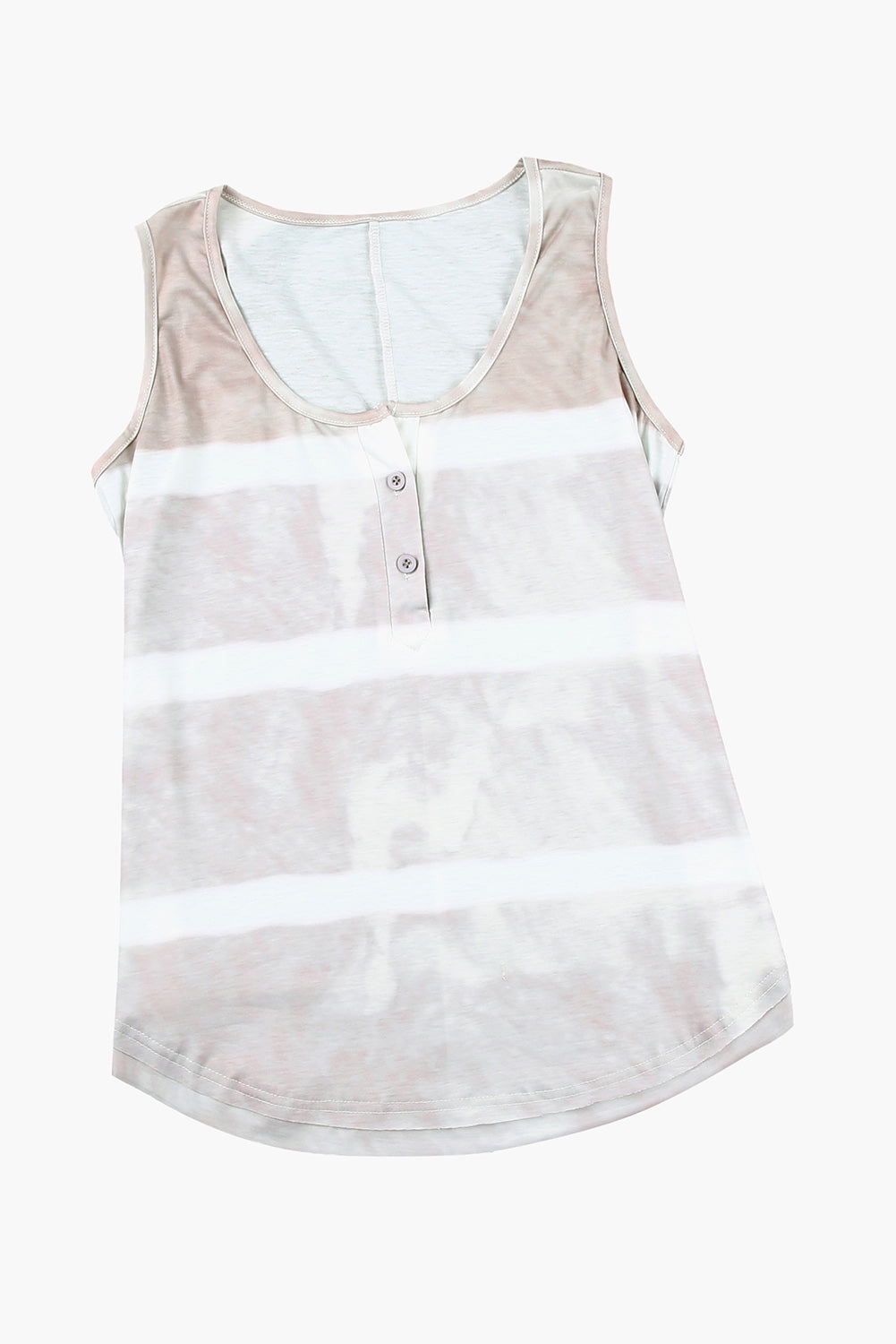 Apricot Tie-dye Print Tank Top