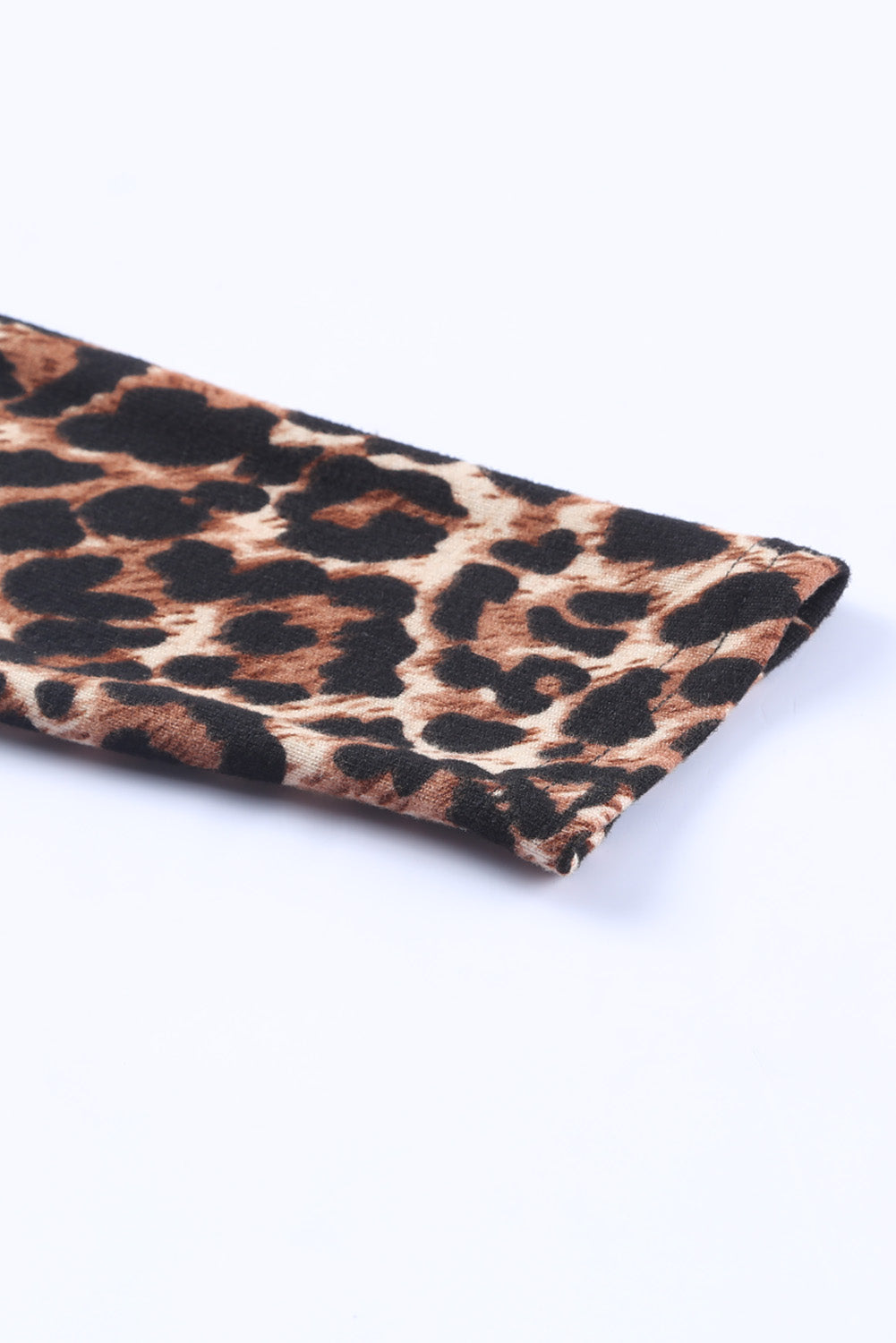 Leopard Long Sleeve Buttoned Front Cardigan