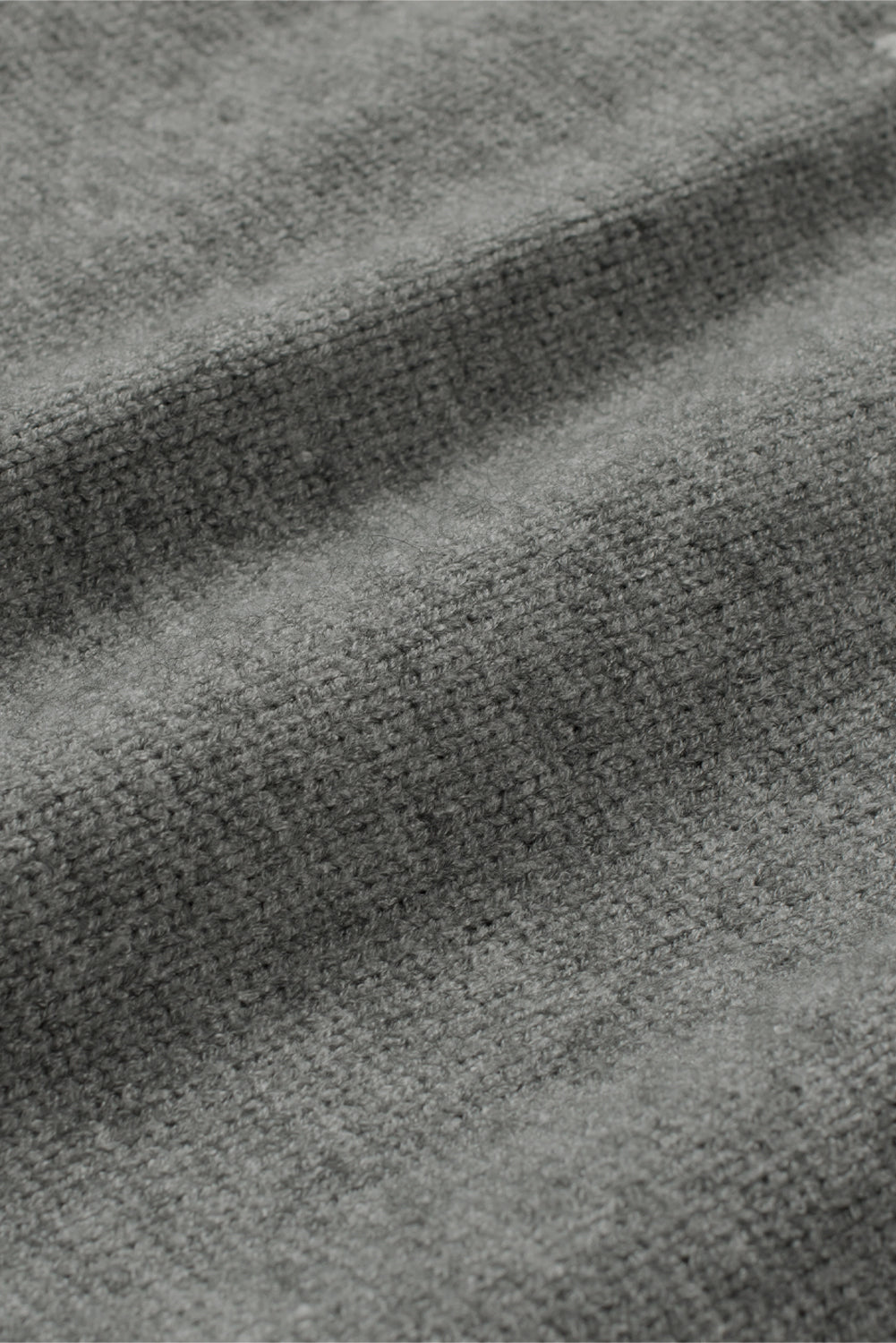 Blue Geometry Knit Quarter Zip Sweater