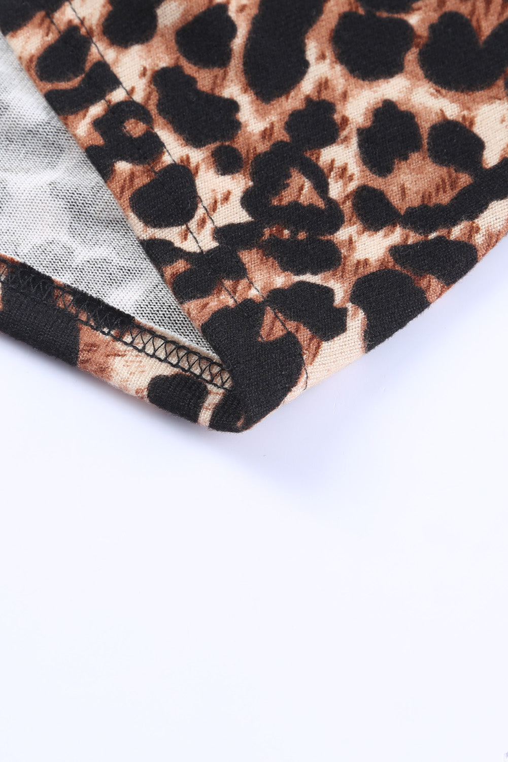 Leopard Long Sleeve Buttoned Front Cardigan