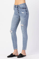 Judy Blue High Waist Minimal Destroy Skinny Jeans