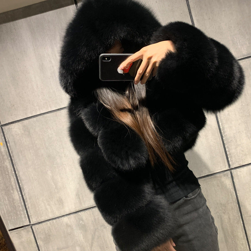 Faux Fur Coat Coat Faux Fur FactAmicg Haining Faux Fur