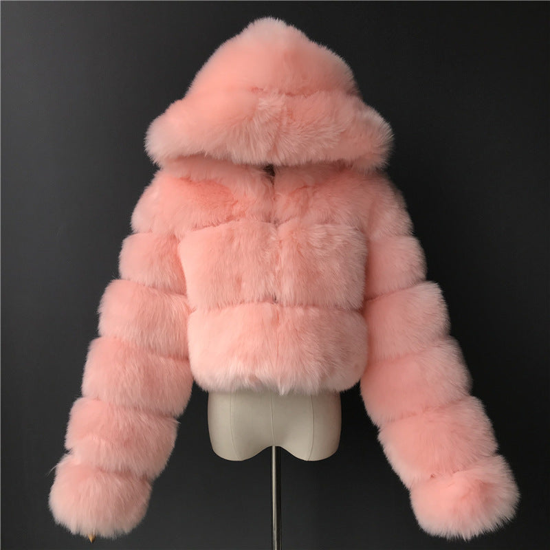 Faux Fur Coat Coat Faux Fur FactAmicg Haining Faux Fur