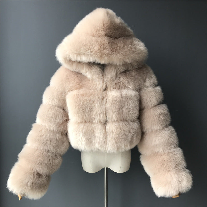 Faux Fur Coat Coat Faux Fur FactAmicg Haining Faux Fur