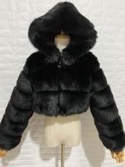 Faux Fur Coat Coat Faux Fur FactAmicg Haining Faux Fur