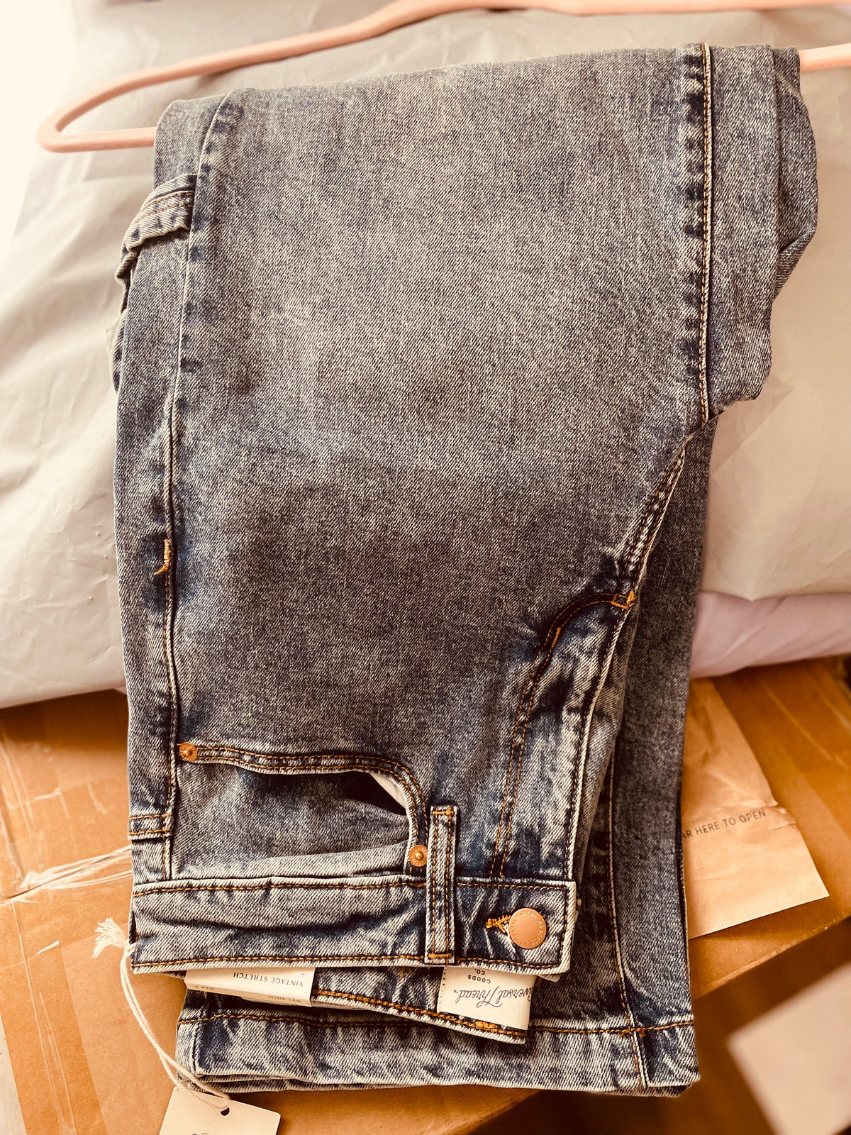 Women boot jeans