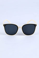 White UV Protection Oversized Square Sunglasses