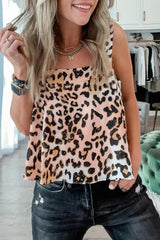 Longtail Leopard Print Tank Top