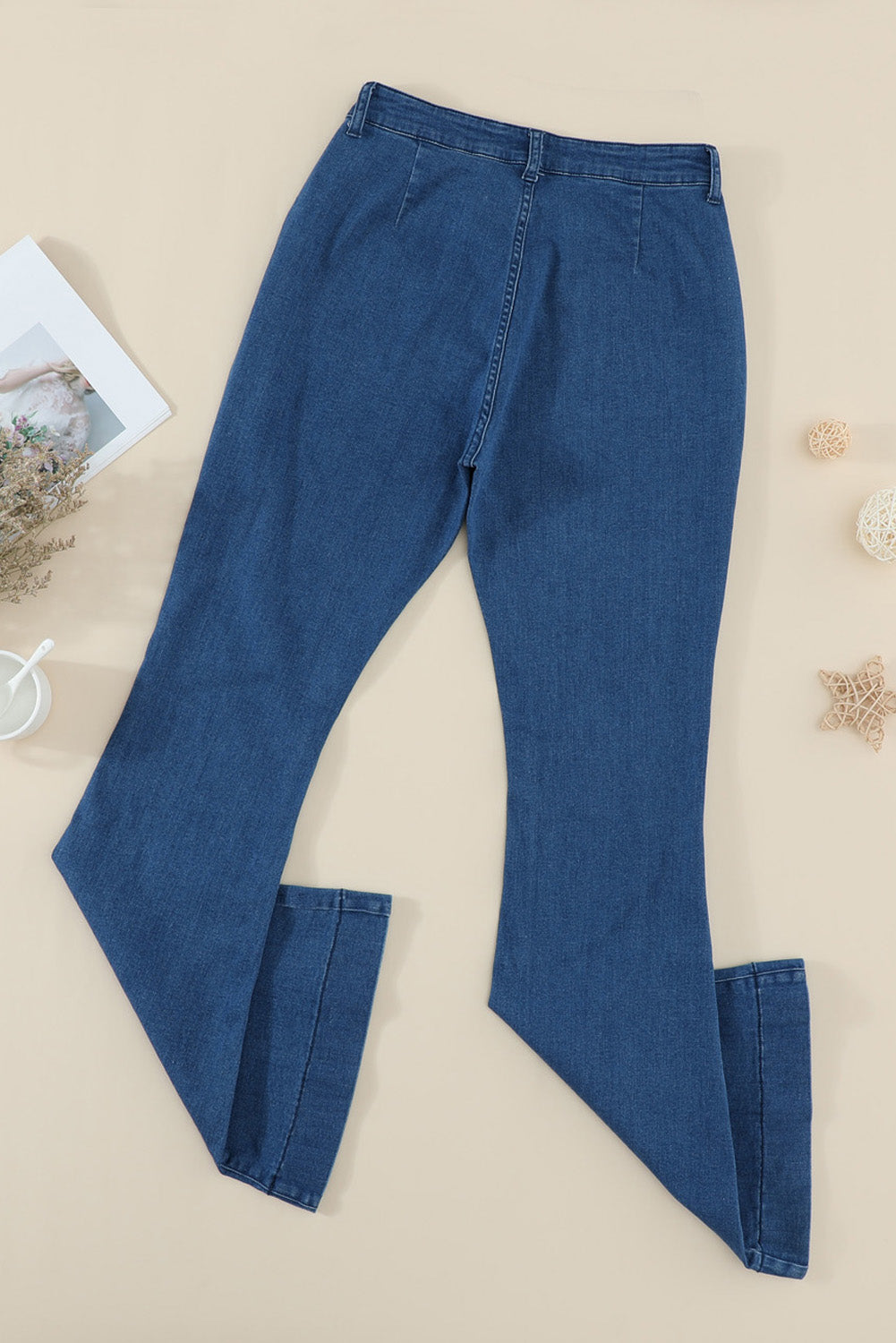 Blue Bell Bottom Denim Pants