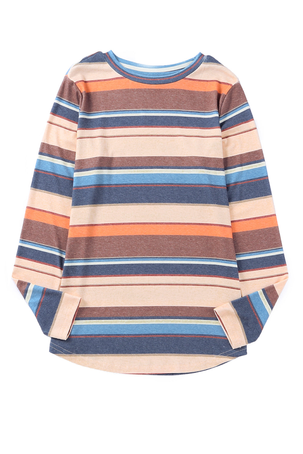 Multicolor Striped Long Sleeve Top