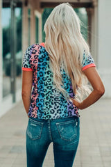 Multicolor Base Leopard T-shirt