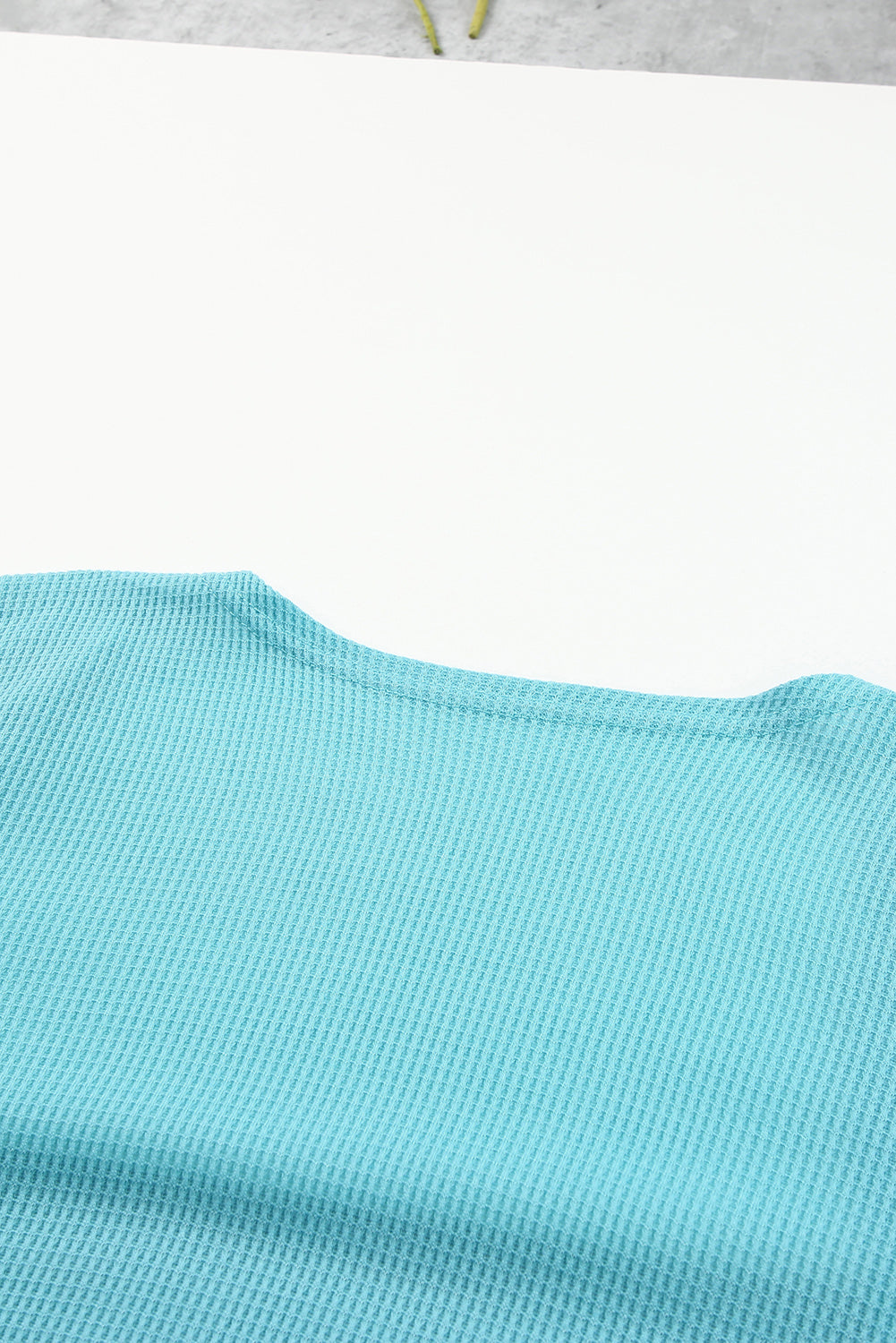 Sky Blue Loose Fit Stripe Colorblock Cardigan
