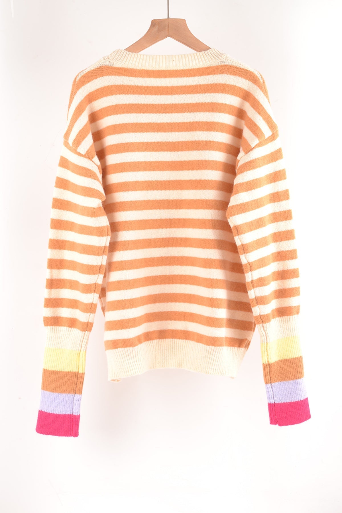 Crew Neck Striped Sweater