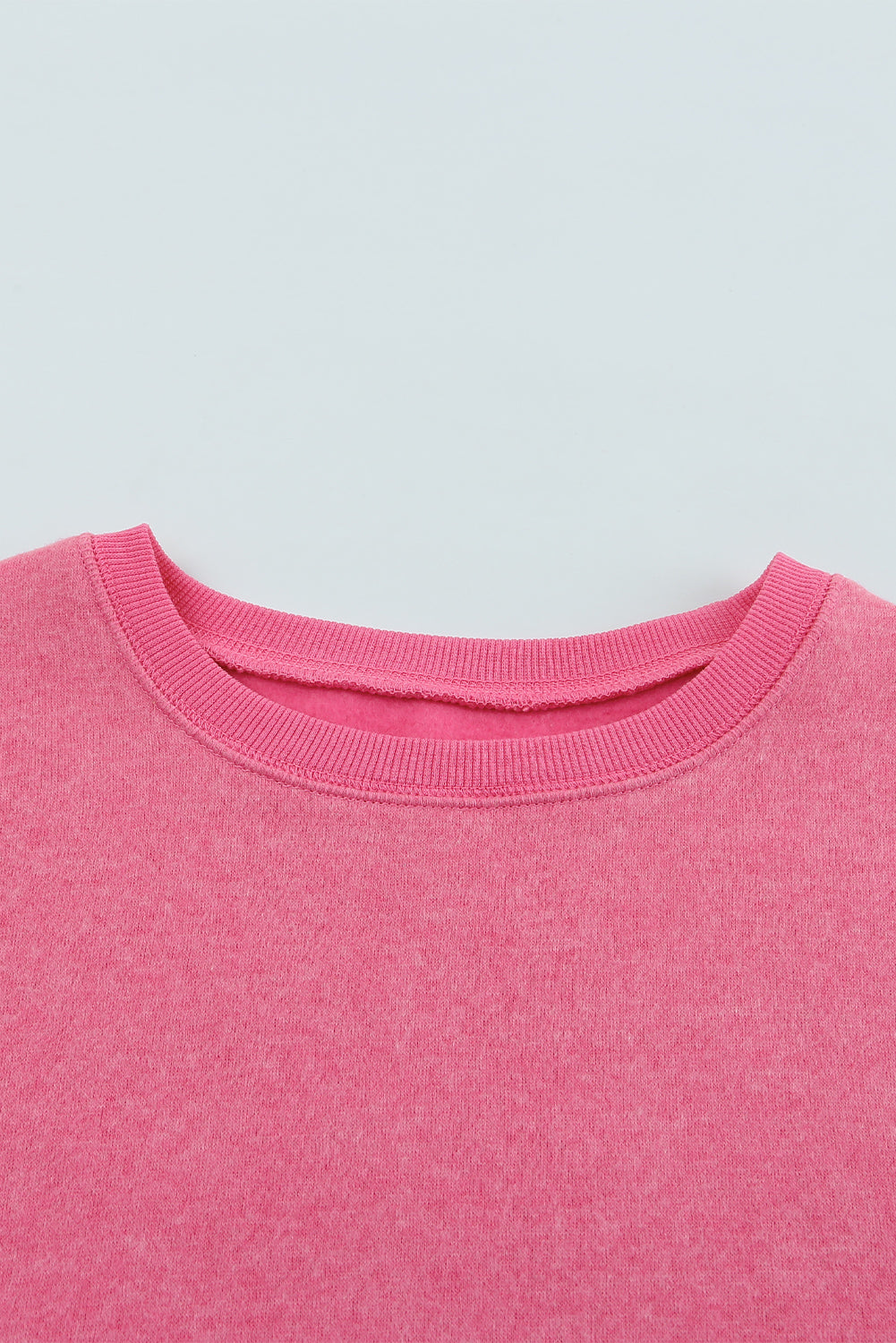 Blue Colorblock Long Sleeve Pullover Sweatshirt