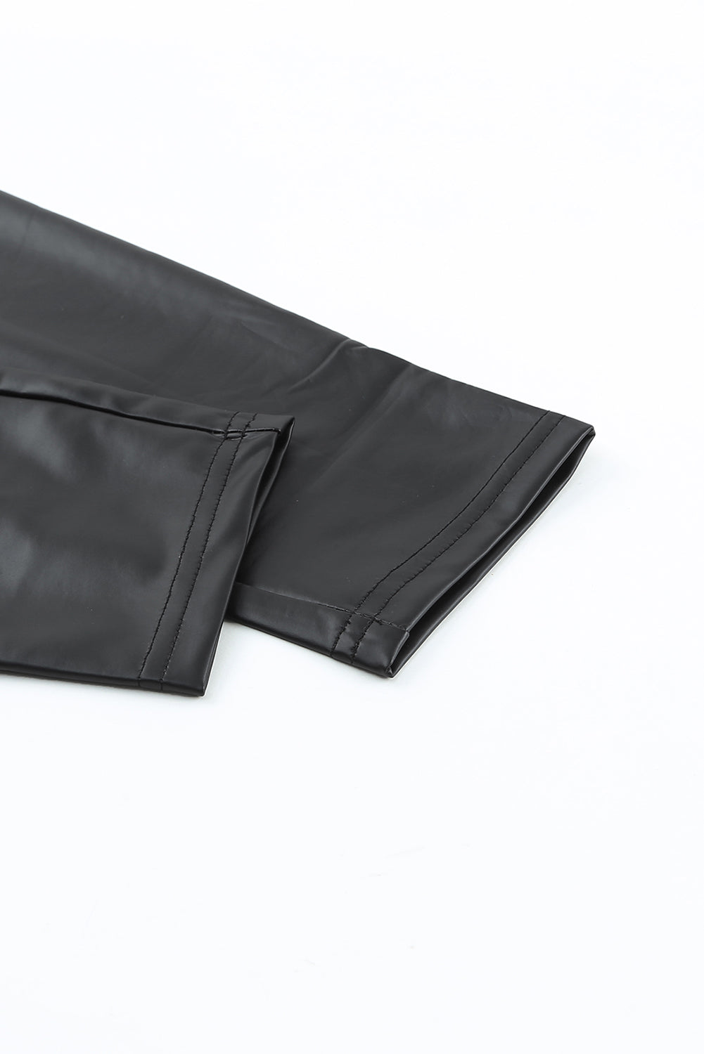 Black Faux Leather High Waist Leggings