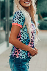 Multicolor Base Leopard T-shirt