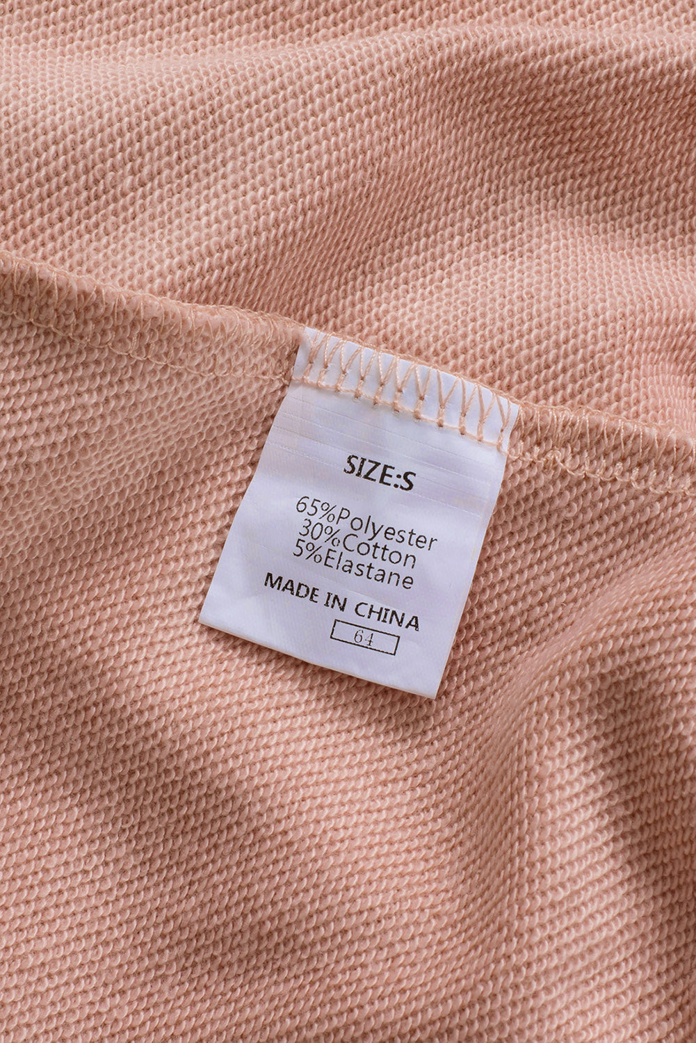 Pink Color Block Patch Bicep Quarter Zip Sweatshirt