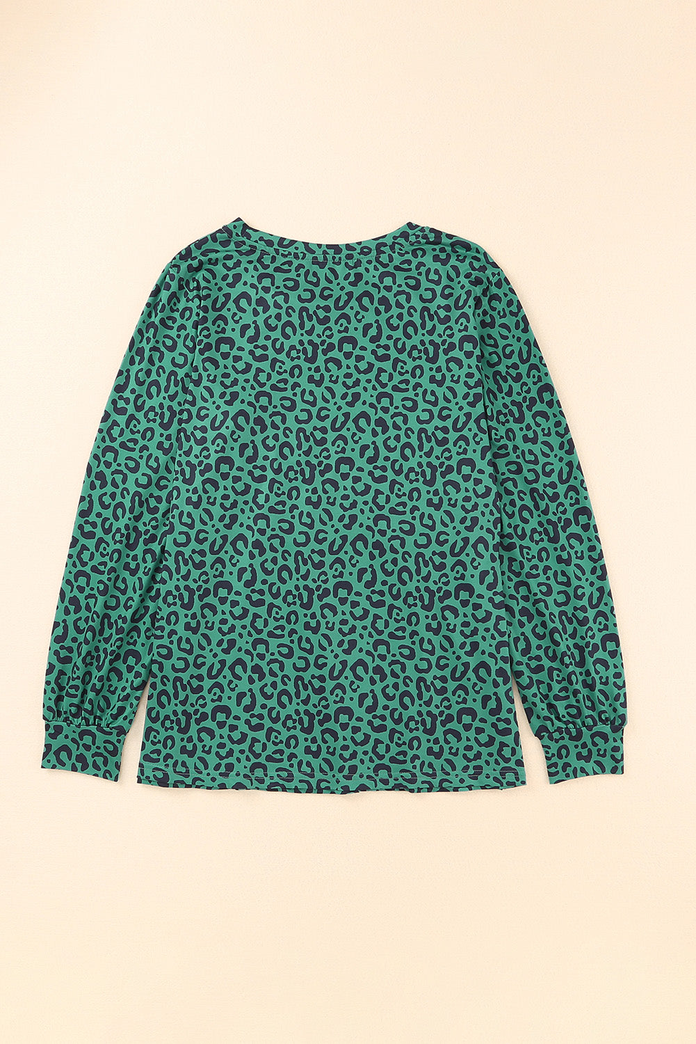 Leopard Long Sleeve Flowy Top