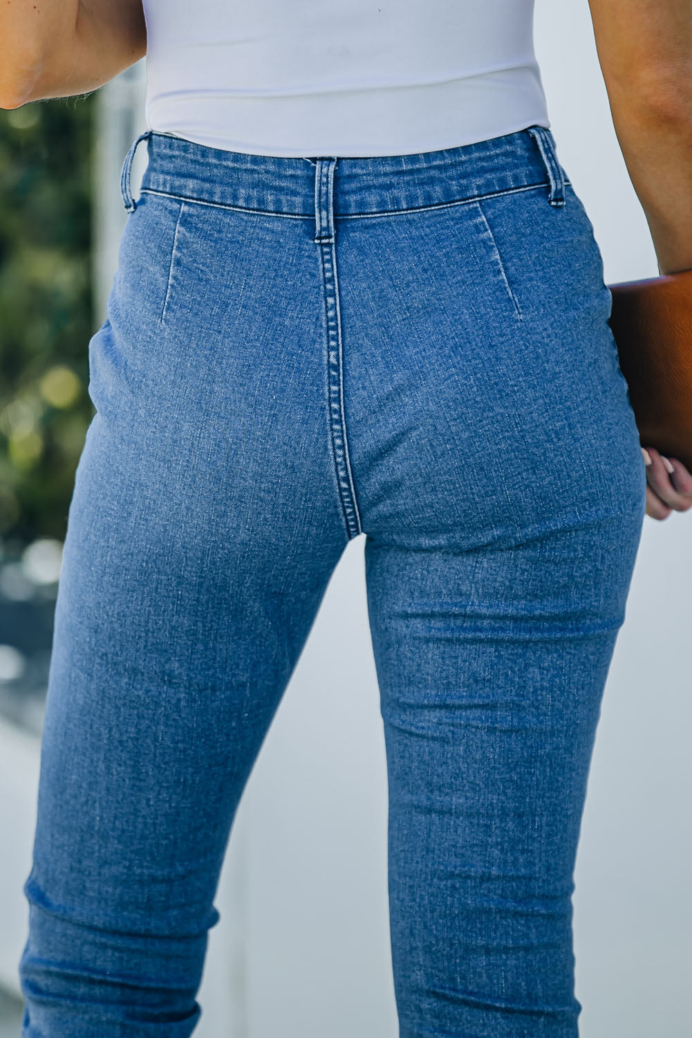 Blue Bell Bottom Denim Pants