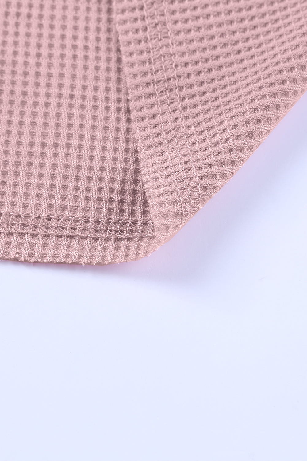 Pink Notch Collar Lightweight Knit Crop Top