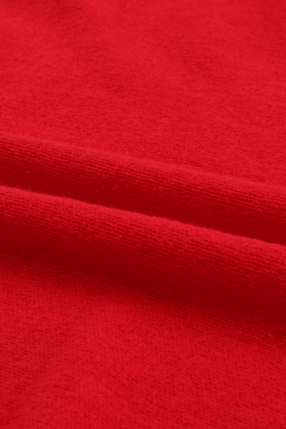 Rose Merry Letter Embroidered High Neck Sweater