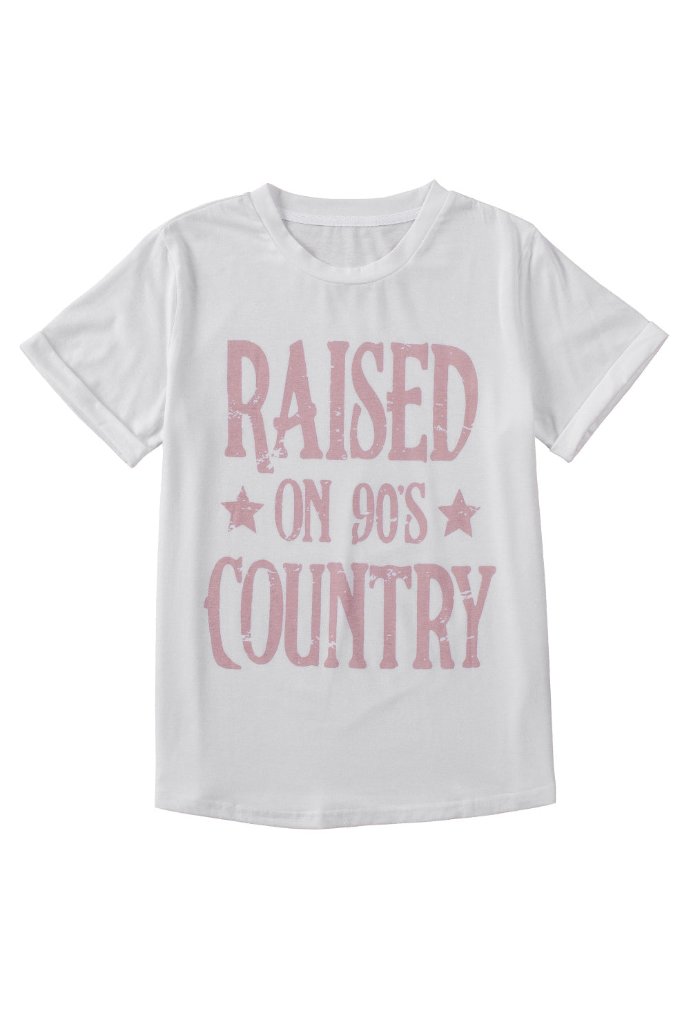 White Raised on 90s Country Graphic Tee