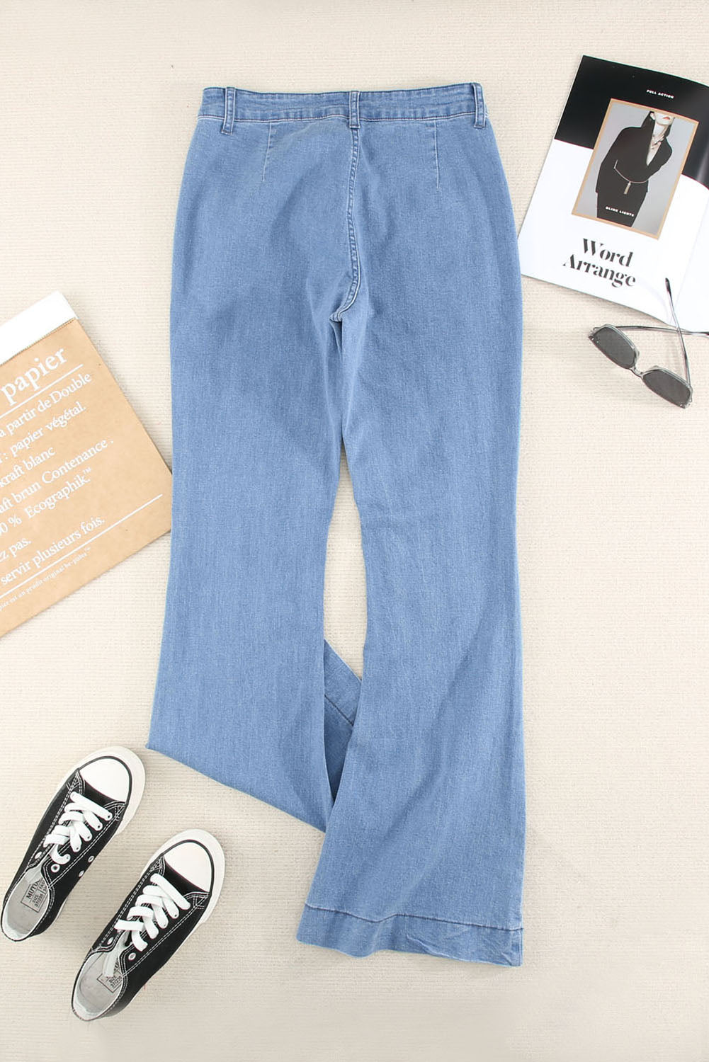 Blue Bell Bottom Denim Pants