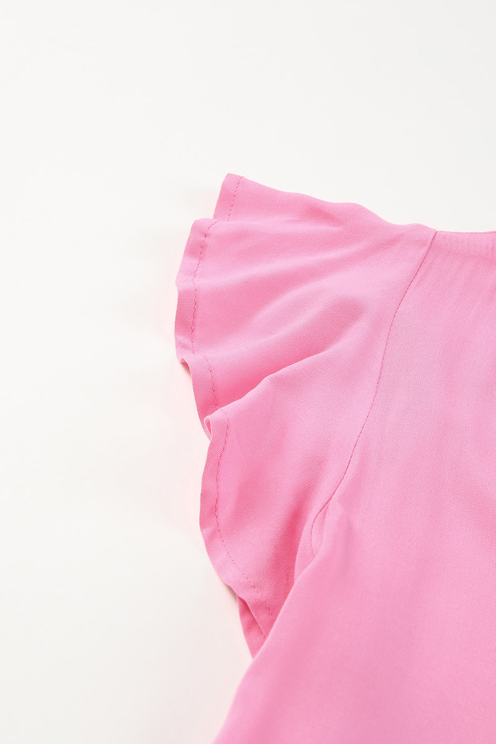 Rose Ruffled Wide Leg Jumpsuit
