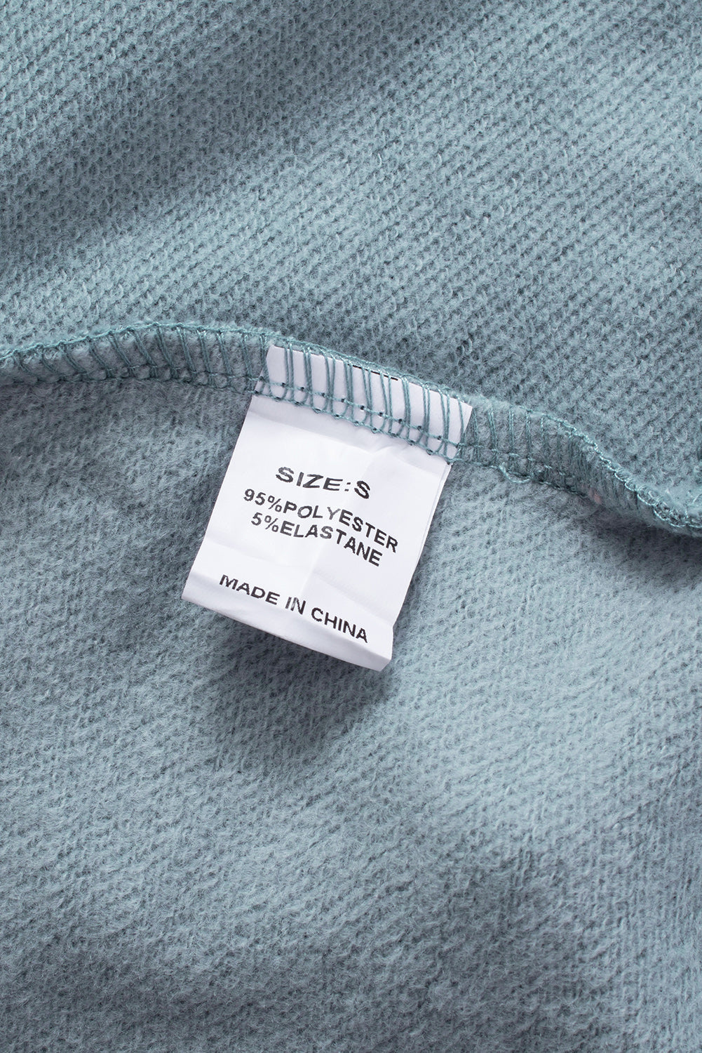 Blue Kangaroo Pocket Oversized Hoodie with Slits