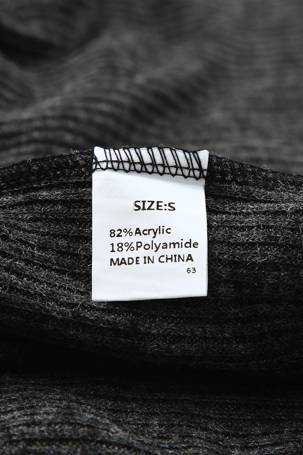 Black Leopard Contrast Trim Knit Top