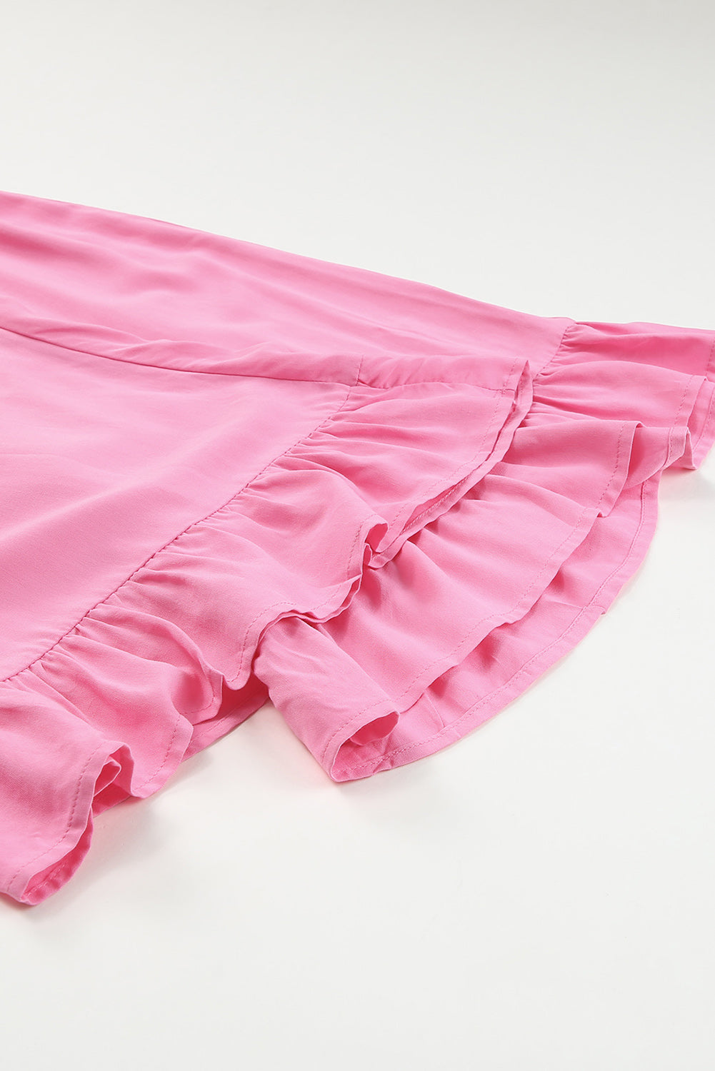 Rose Ruffled Wide Leg Jumpsuit