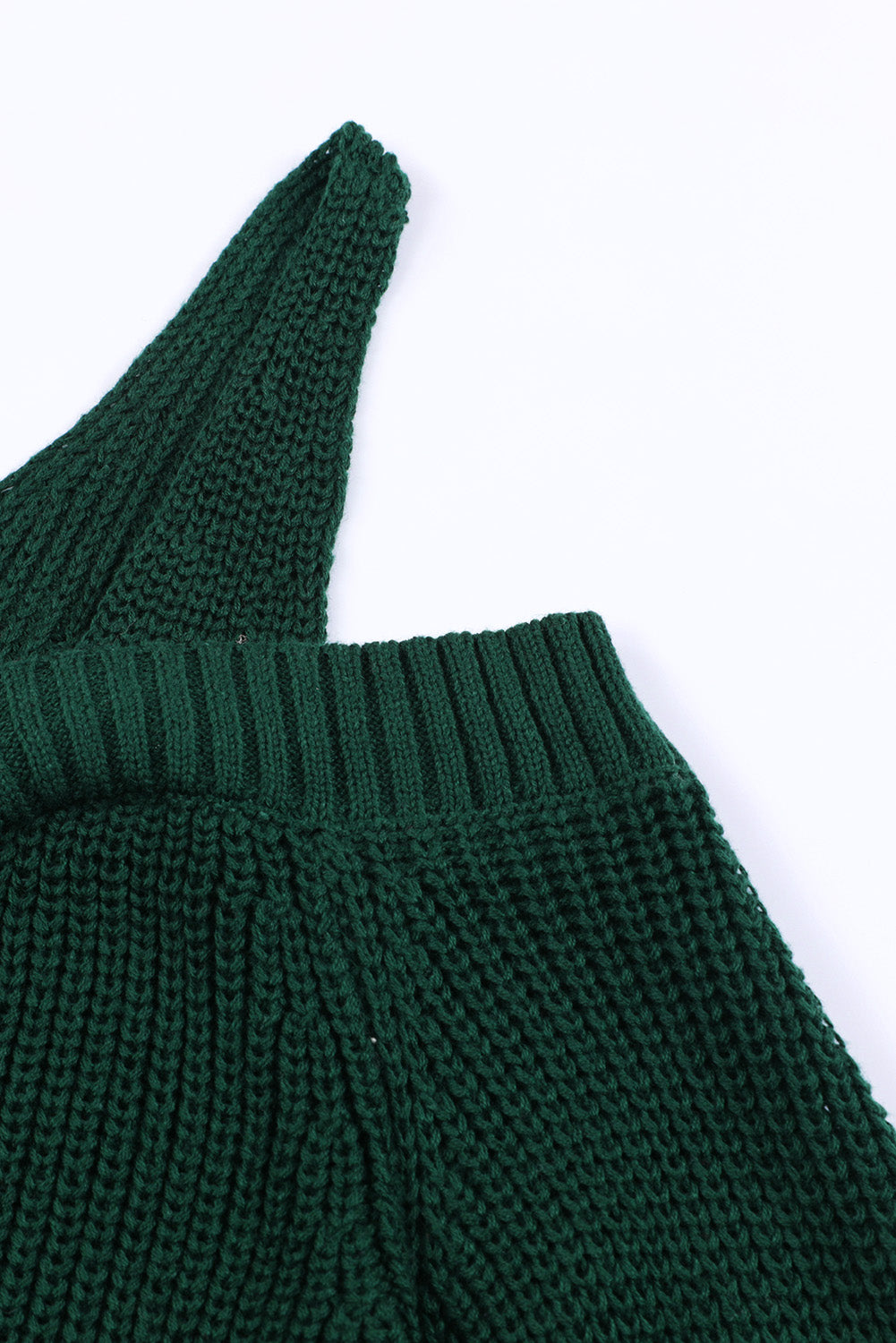 White Dew Shoulder Knitted Sweater