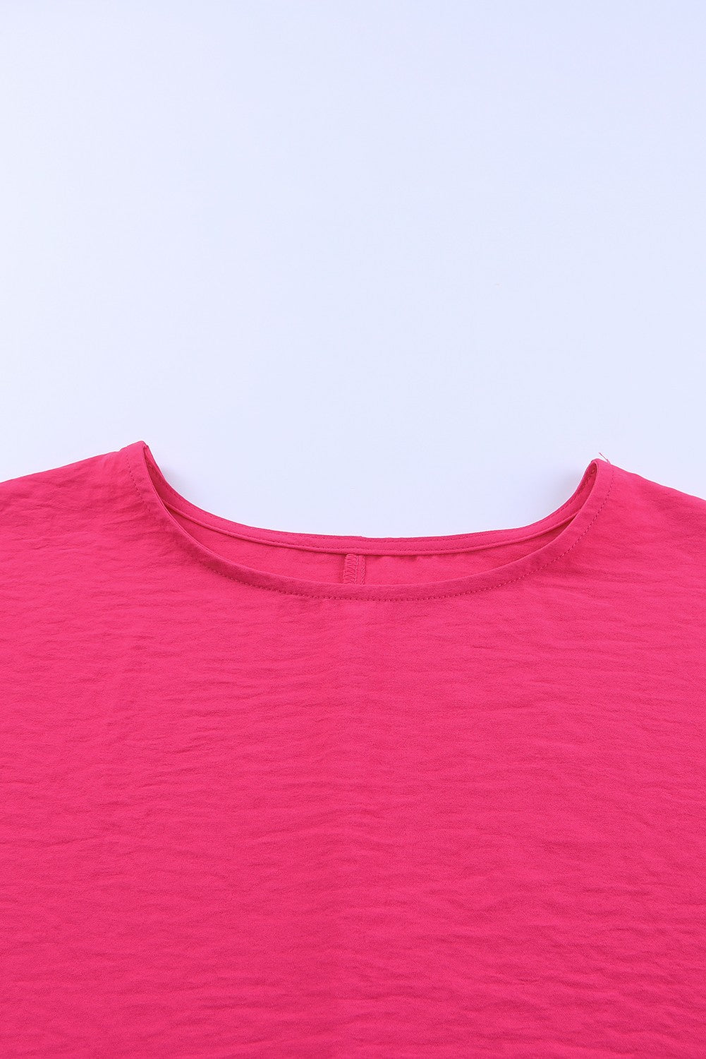 Pink Smocked Wrist Shift Top