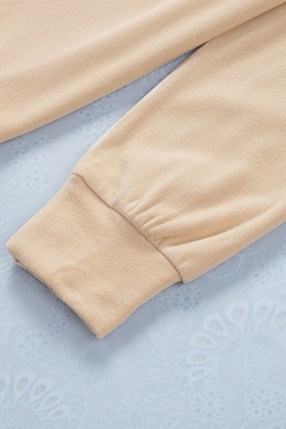 Cowl Neck Drop Shoulder Sweatshirt