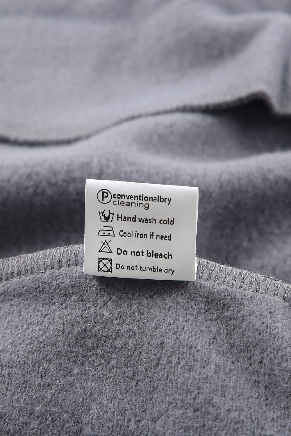 Gray Ribbed V Neck Drop Shoulder Sweatshirt