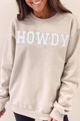 HOWDY Graphic Drop Shoulder Sweatshirt