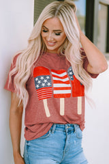 Patriotic Popsicles Short Sleeve Tee