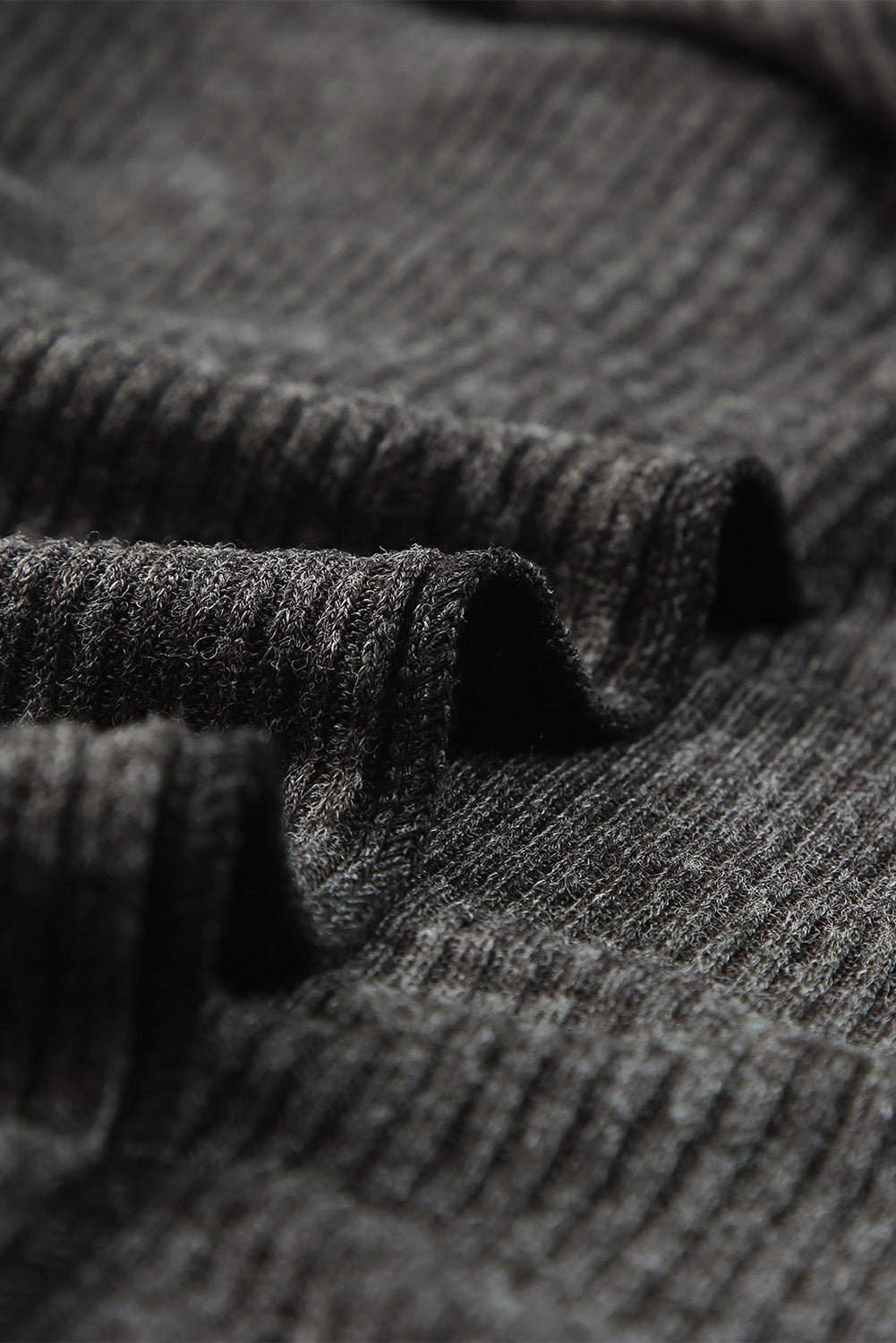 Black Leopard Contrast Trim Knit Top