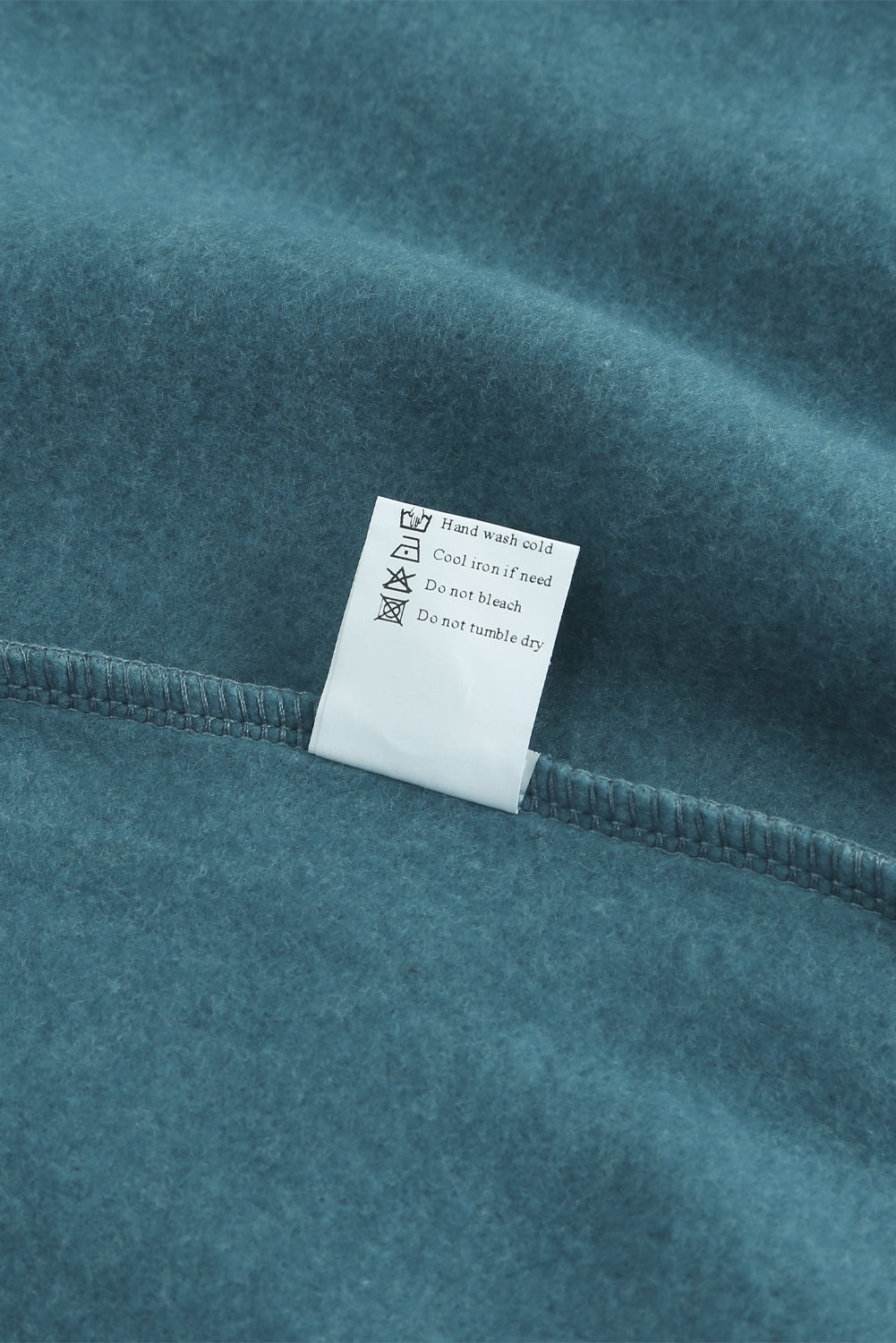 Blue Colorblock Long Sleeve Pullover Sweatshirt