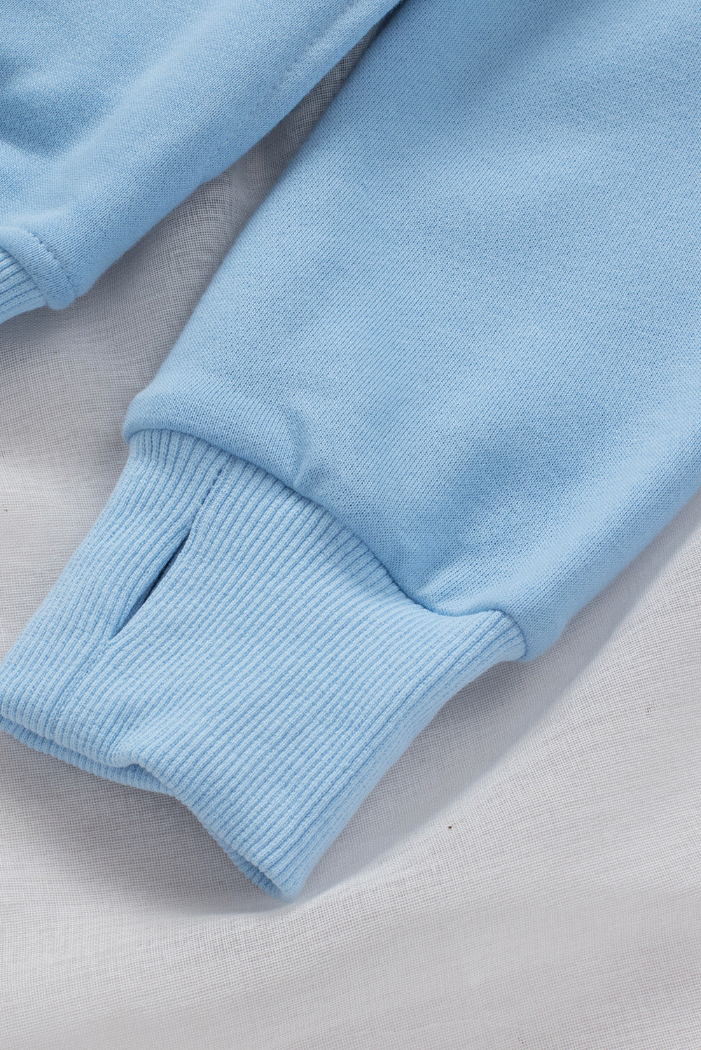 Dark Gray Solid Color Zip Collar Sweatshirt with Pockets