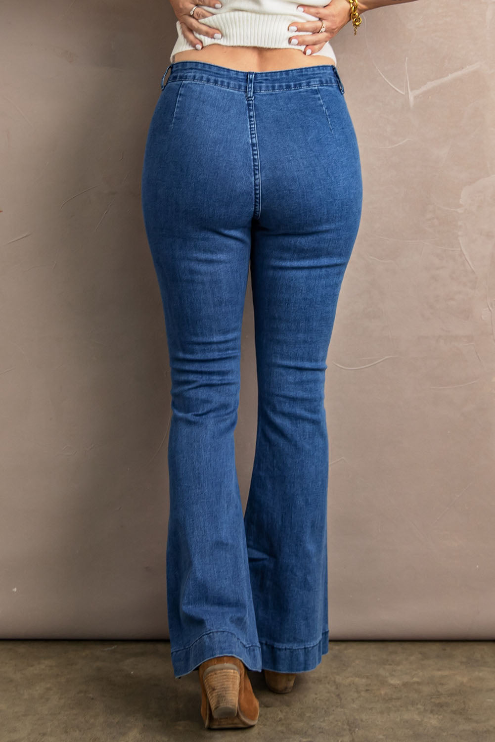 Blue Bell Bottom Denim Pants