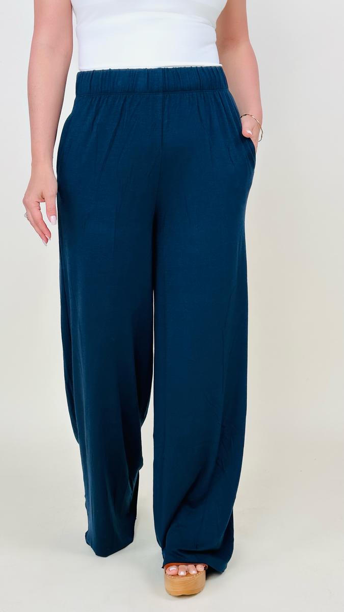 Amicg Wide Leg Pants With Pockets