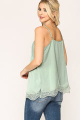 Sleek Satin Cami Top