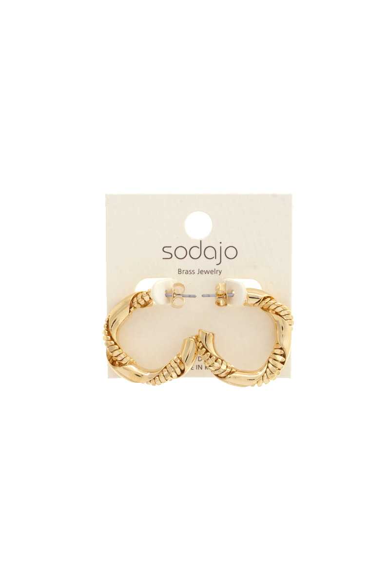 Amicgjo Twist Hoop Earring